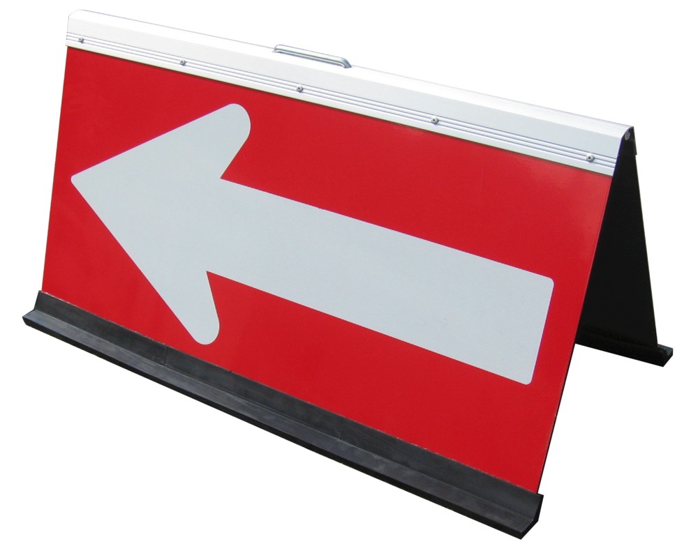 最高の 樹脂製矢印板矢印反射 赤白 やじるし 方向指示板 方向指示看板 矢印看板 道路工事 保安用品 交通誘導 夜間工事 